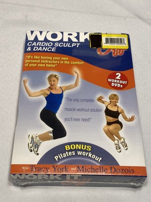  WORK IT OFF cardio sculpt & dance TRACY MICHELLE 2 DISC dvd new sealed 