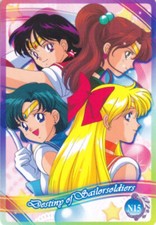 Sailor Moon World Carddass EX 3 Vintage Japan 2002 Card N 15 - Inner Senshi