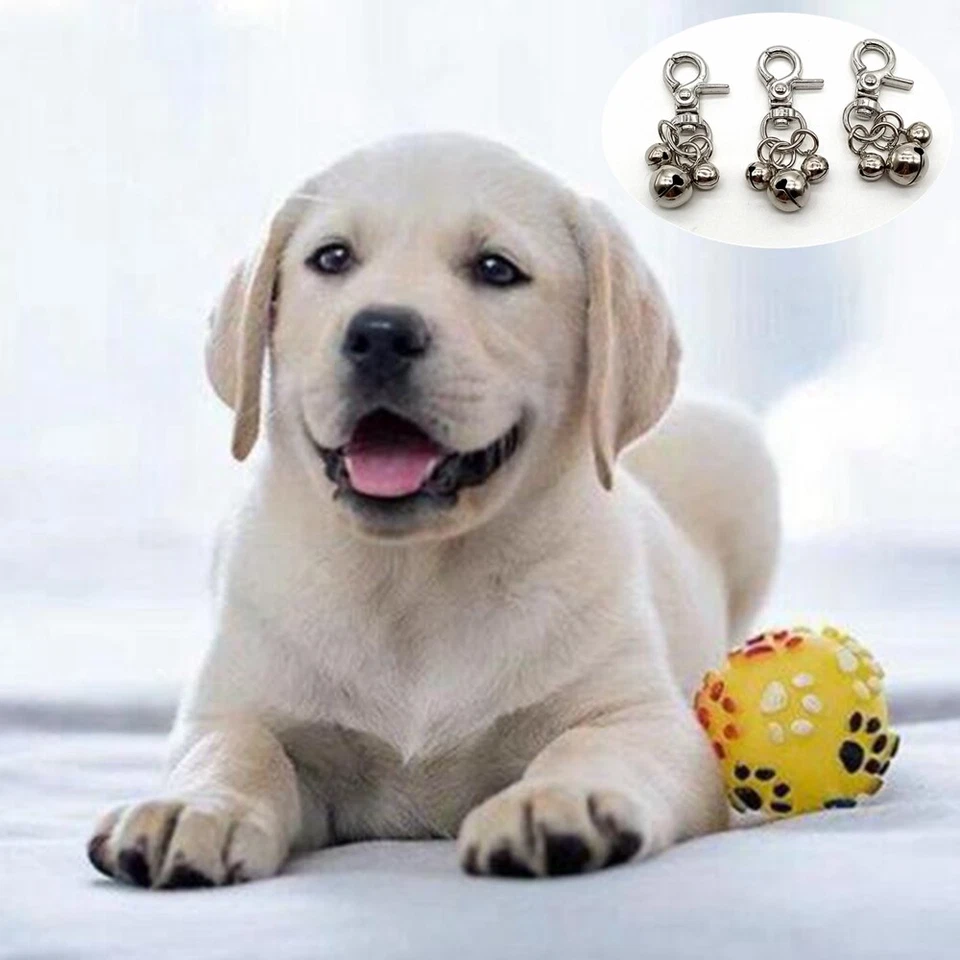 6PCS Pet Bells For Collars Loud Dog Cat Bells Key Rings Dog Bell Collar Charm - image 2 of 4