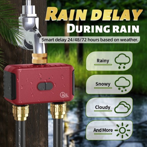 Automatic Wifi Watering Programmer Water Timer Irrigation System Garden Hose - Picture 5 of 8