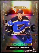 2021-22 21/22 Upper Deck Stature ROOKIE #183 Dakota Joshua St. Louis Blues / 399