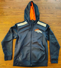 Denver Broncos NFL Football - Nike On Field Therma Fit Sideline Hoodie - Mens M