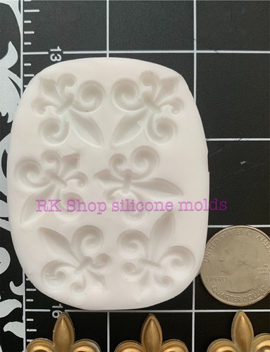 Fleur de Lis Silikonform Handarbeit. - Bild 2 von 7