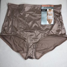NEW Underscore Control Nylon Panties Moderate Control Brief XXXL 3XL ROSEWOOD