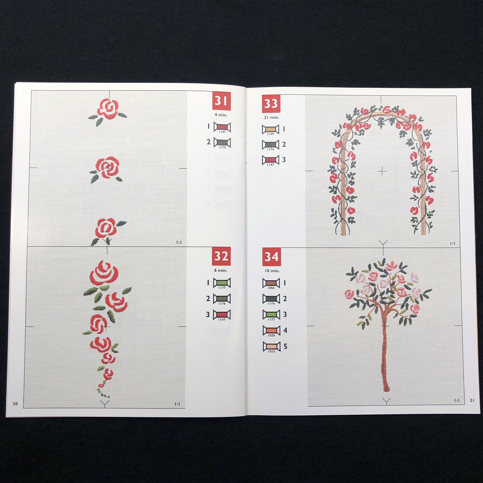 Roses Embroidery Designs Disk 17 fits Husqvarna Viking Designer 1