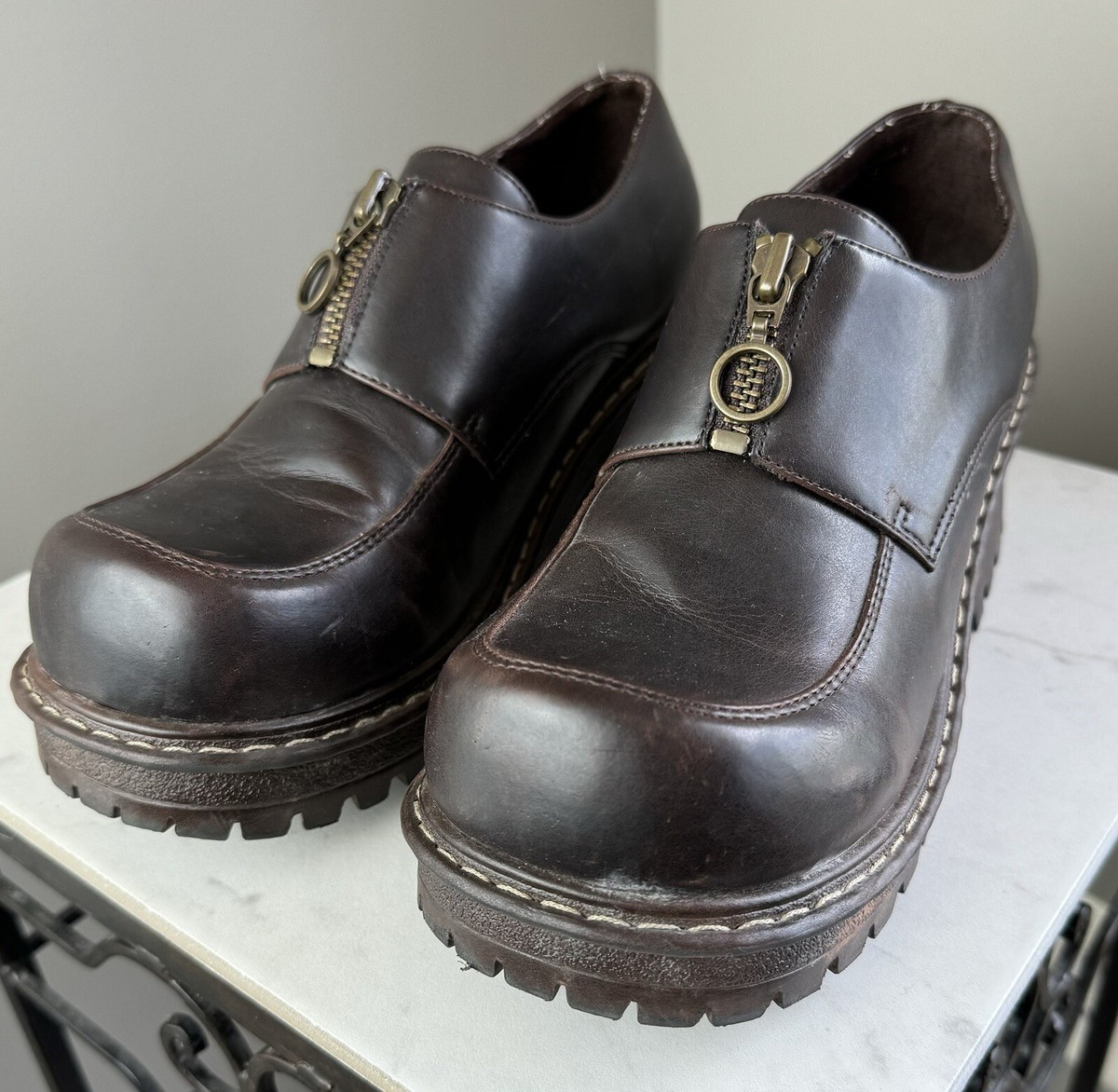 靴 00s archive leather design shoes y2k 00s archive leather design shoes y2k