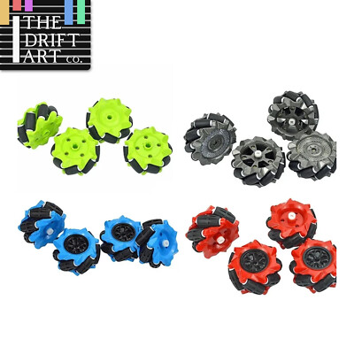 4pcs Technic EV3 Mecanum Vehicle Tires for Lego Kits Building Block Sets DIY