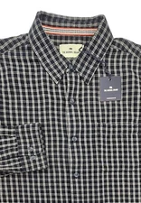 The Normal Brand Nikko Long Sleeve Button Up Shirt Men's Small S Black