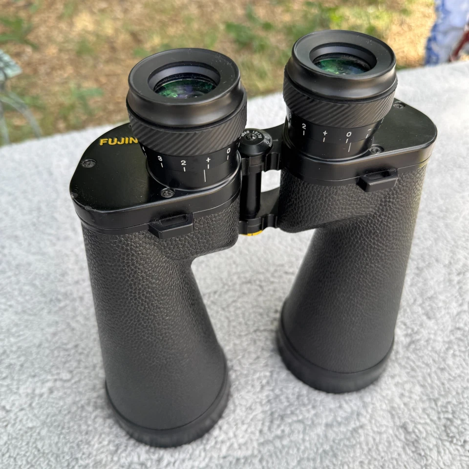 Vtg Fujinon 10x70 5.18 Binoculars Large 70mm Lens Outdoor Vintage Used w/case - Image 3 of 4