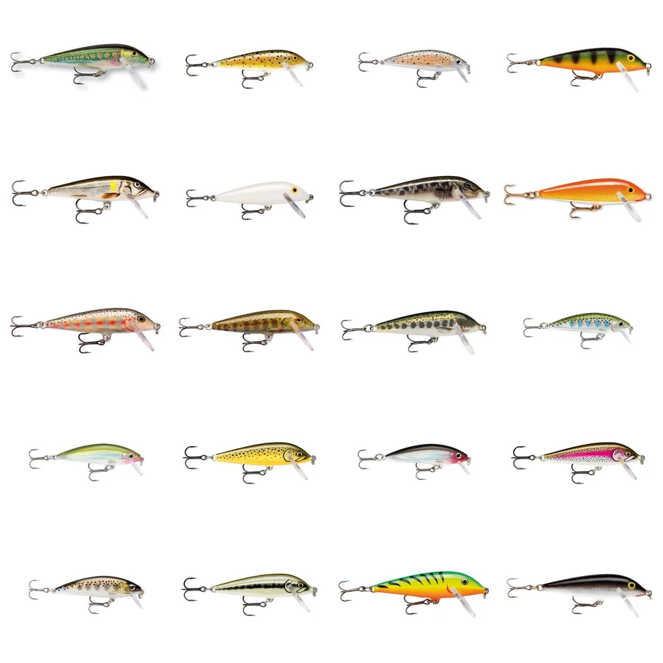 Rapala CountDown Wobbler 3/5/7/9/11cm Miniatur Kunstköder für Forelle Barsch