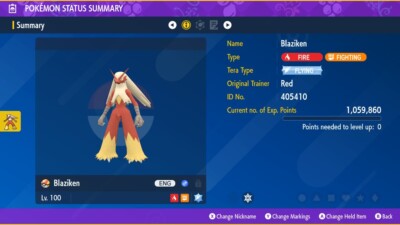  6 IVs Tera Raid Blaziken Event | Pokemon Scarlet & Violet Mightiest Mark