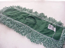 (3) 24" Rubbermaid Commercial Dust Mop Head Replacement Washable for Sweep Broom