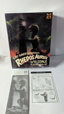 X Plus Model 1/72 X-Plus Ray Harryhausen's Rhedosaurus  BOX & INSTRUCTIONS ONLY