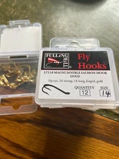 Fulling Mill Gold Magni Double Salmon Fly Hook Sizes 6 to 14  