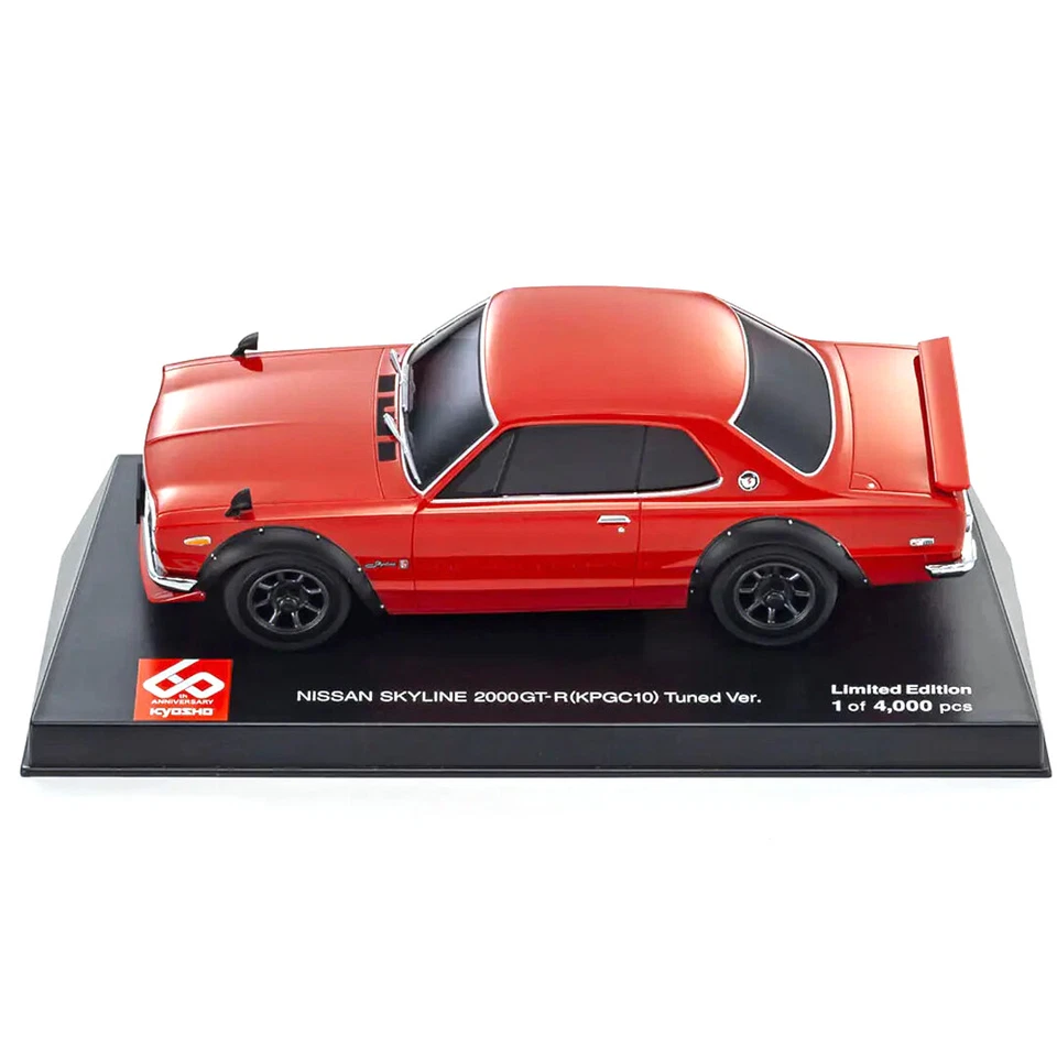 Kyosho MZP466R60 NISSAN SKYLINE 2000GT-R Red 60th Anniversary Auto Collection - Image 4 of 4