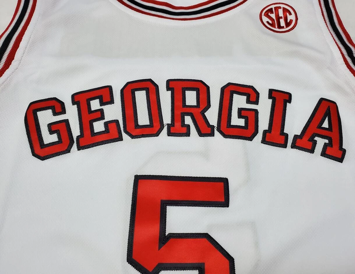Men Anthony Edwards Georgia #5 Jersey