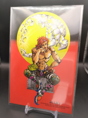 JOJOポストカード マンガアートヘリテージ DIO 荒木飛呂彦 ジョジョ JOJO リトグラフ ポストカード マンガアート