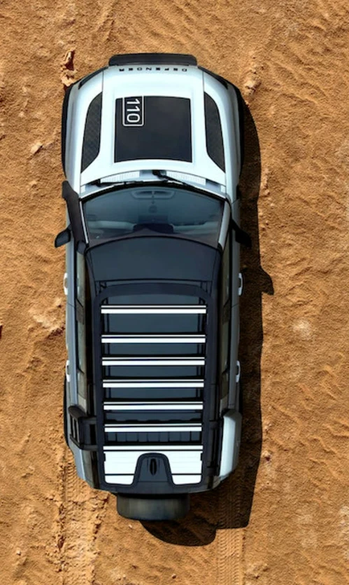 LAND ROVER DEFENDER 90/110/130 2020 -ON DECALQUE CAPÔ ANTIRREFLEXO PRETO FOSCO - Imagem 4 de 4