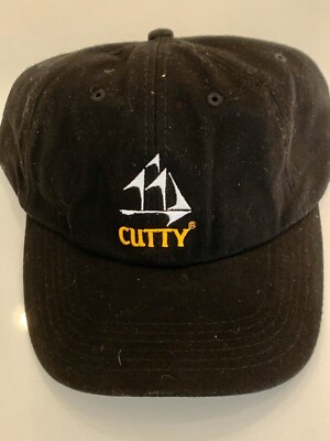 Cutty Whisky Black Adjustable Hat Cap pre-owned