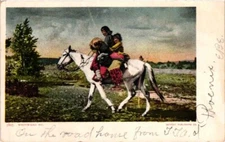 US POSTAL HISTORY PHOENIX AZ TO ATLANTA ILL 1906 UNDIVIDED CANCEL WESTWARD HO.