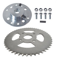 Sprocket Hub 3/4"Bore 3/16"Keyway Hardware 50T Sprocket For Go-Karts Mini Bike