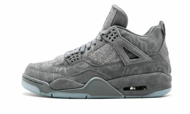 10 - Jordan 4 Retro x KAWS Cool Grey 