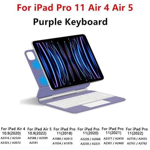 Magic Keyboard für iPad Pro 11 12.9 Air 4 Air 5 für iPad 10. Generation Pro 12. - Bild 11 von 94