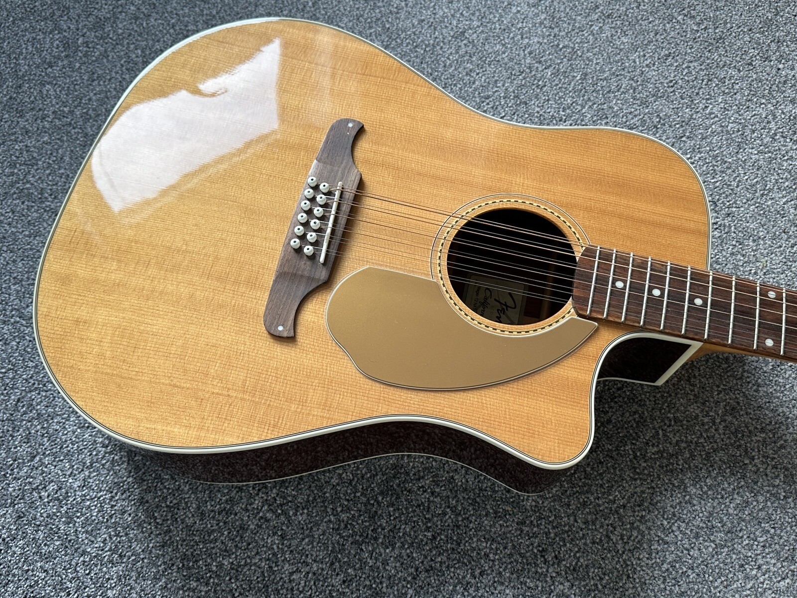 Fender California Series Villager 12 NAT string electro acoustic guitar TUNER eBay