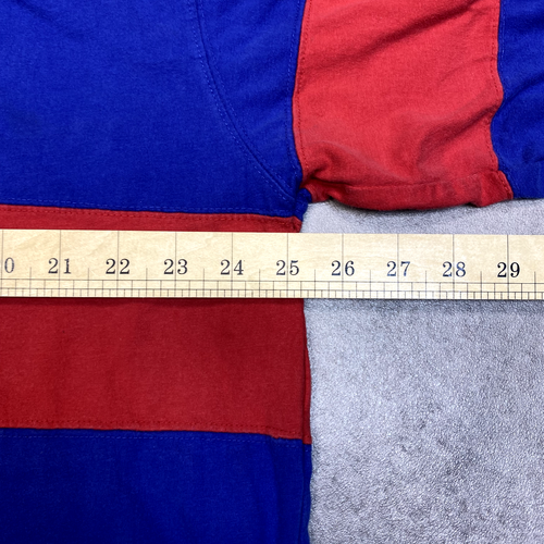 Varsity Classics Rugby Shirt Mens 2XL USA Vintage Sports Polo Top, Blue - Picture 9 of 11