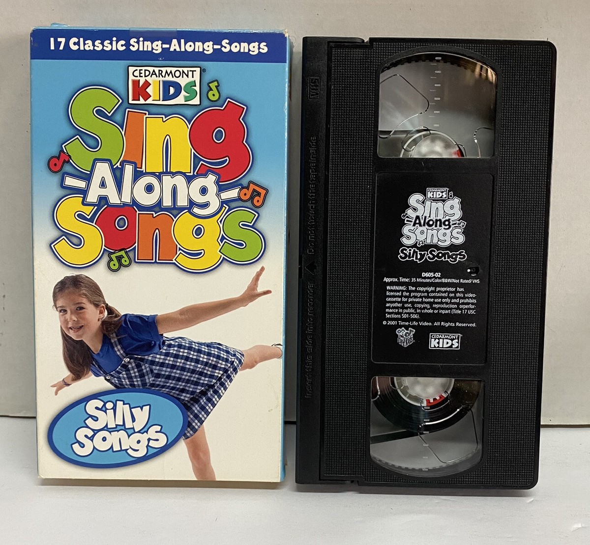 Sing-Along Songs Silly Songs VHS 200 Cedarmont Kids Do Your Ears