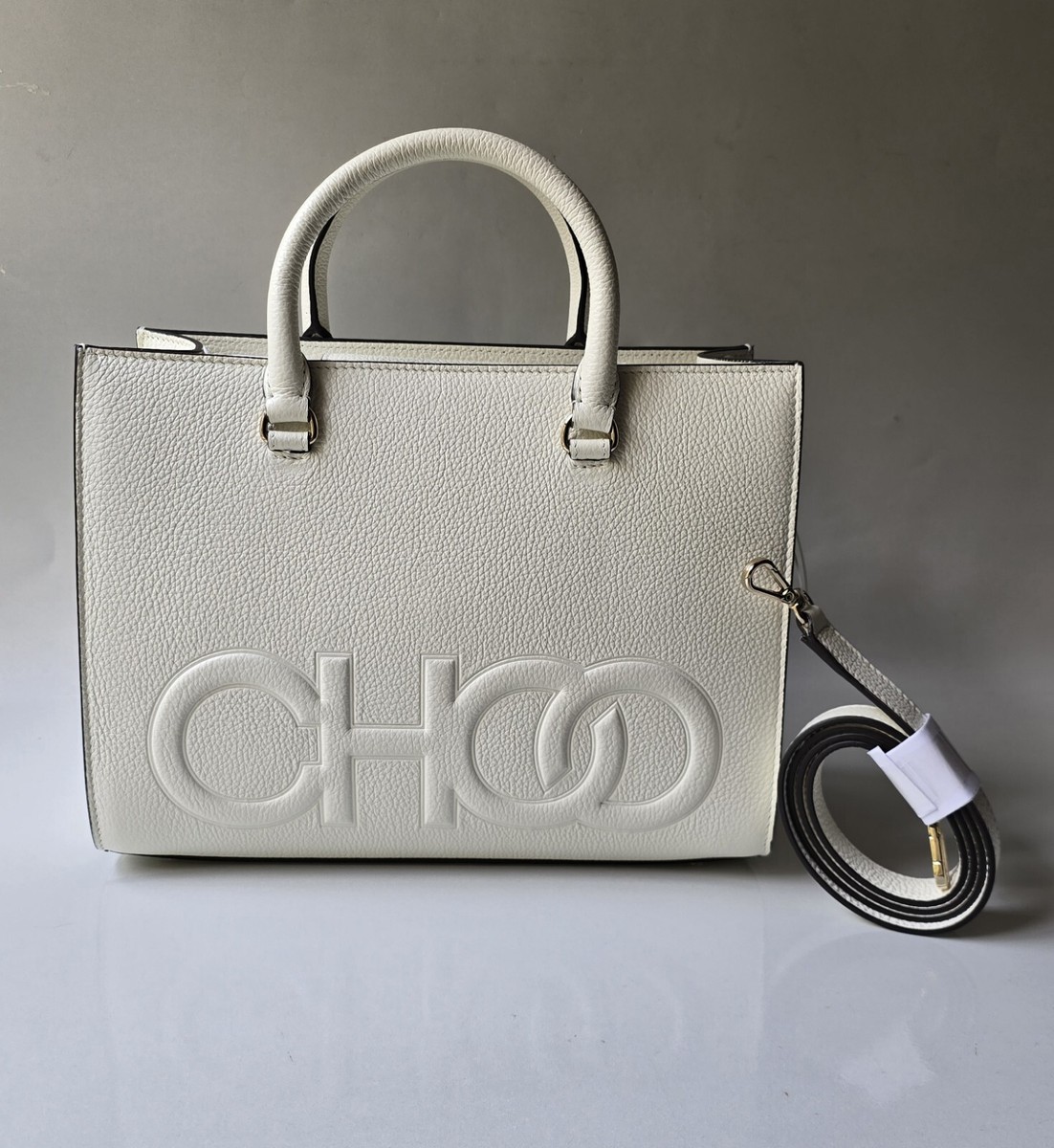 ◆正規品・新品◆JimmyChoo Camel Leather Medium Lenny Handbag Lenny N/S S|Yellow Embossed Leather Tote Bag| JIMMY CHOO AU