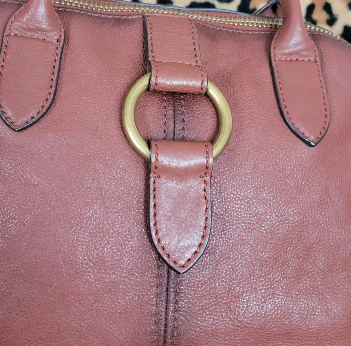 Frye ring dome satchel new arrivals