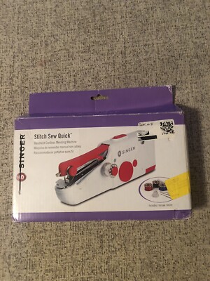 Singer Cordless Hand Held Sewing Machine Repair Single Stitch Quick ...