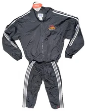 Vintage Med Wind Suit Jacket Nologo Tonix Pants Snap Tags Intact Nice Suit Logo