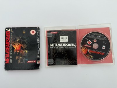 Metal Gear Solid 4: Guns of the Patriots, PlayStation 3, komplett verpackt