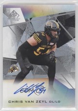 2021 SP Game Used Edition CFL Auto Chris Van Zeyl #A-CV Auto 17iz