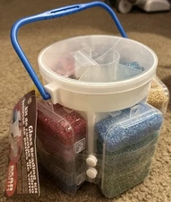 Glass Beading Kit Bead Smith Portable Caddy 1k Grams Of Beads + Wire + Organizer