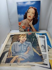 Dorothy Lamour Authentic Vintage Magazine Portraits & Clippings Lot Original