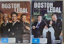Boston Legal Season One Two DVD 12 Discs Region 4 USA TV Legal Comedy 1 2