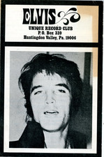 Elvis Presley Unique Record Club Huntingdon Valley PA Memphis Flash 1978 Folder