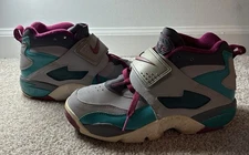 Nike Air Diamond Turf 309434-063 Sneakers Size 8 Gray Teal 