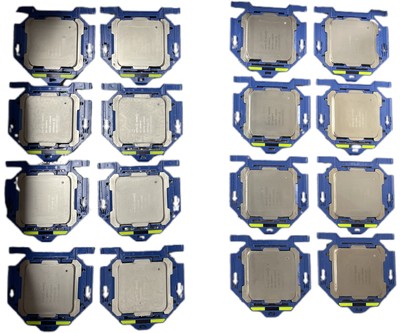 Intel Xeon Server CPUs   5160, E5-2470v2, 2698v3, 2698v4   Sold As-Is