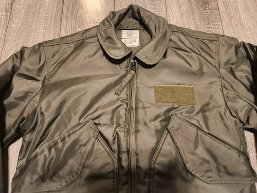 Valley Apparel US Navy Green Flight Jacket 45/P Cold Weather Sz S Fire Resistant image 3