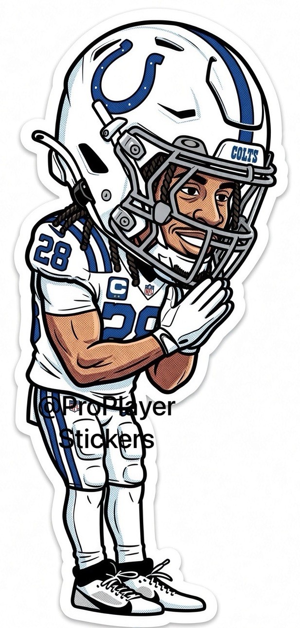 🏈 Indianapolis Colts “Jonathan Taylor” Sticker 🏈