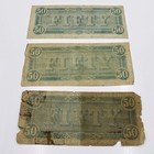 1863 Confederate States of America 50 Dollar Note Richmond Lot of 8 #C854-2 — photo 7
