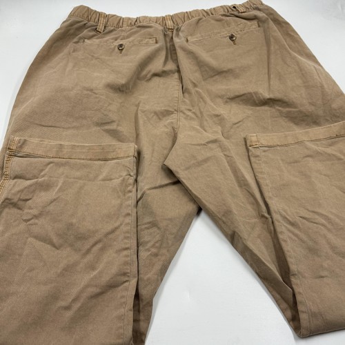 Old Navy OG Chino Pants Mens XL Brown Cargo Stretch Elastic Waist Casual New - Bild 6 von 10