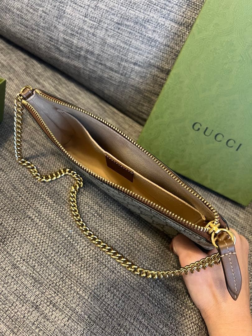 GUCCI Mini Bag Hand GG Supreme Pouch 909096 | eBay