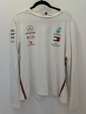 Mercedes Benz AMG Petronas F1 2020 Men’s Long Sleeve Driver T-Shirt White XXL