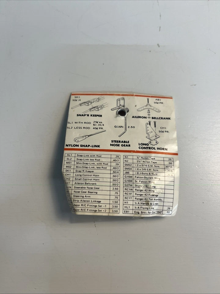 Bocinas de control cortas Carl Goldberg CH2 103 NUEVO DE STOCK Foto 3 de 3