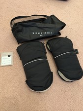 Werner Christ Glovy Lammfell Handwärmer Handschuhe Für Kinderwagen Top Zustand